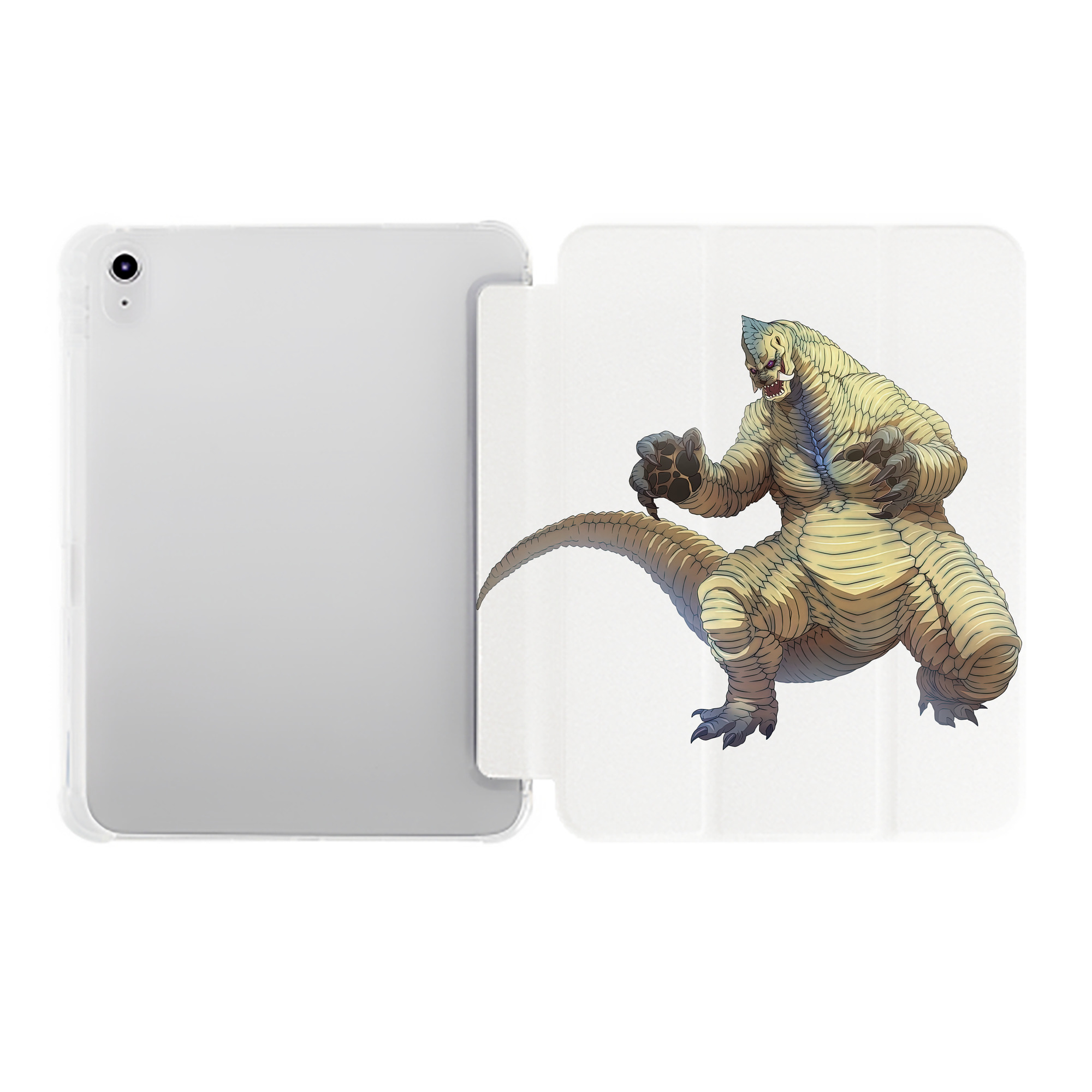 （画像用） ウルトラマン Ultraman IPad ケース ペン収納付き 三つ折りスタンド PUレザー×シリコン 対応機種9.5/10.5/10.9インチ